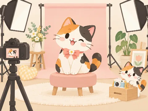 Sample work: Studio photo set